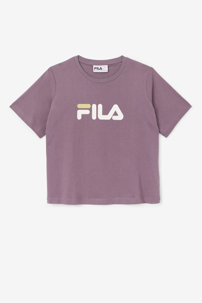 Fila T Skjorte Dame Lilla Thea 437085-BZR